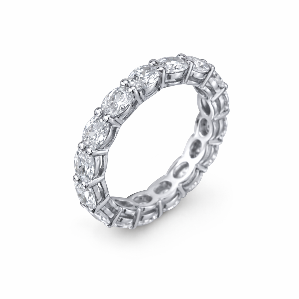 Evie Oval Eternity Band