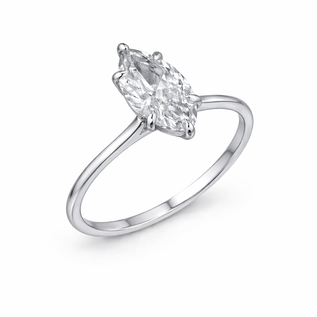 Interlude Marquise Engagement Ring