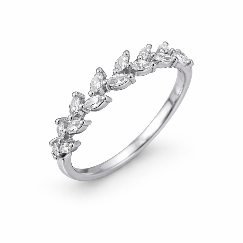 Luna Marquise Wedding Band