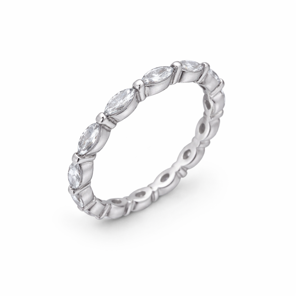 Sabina Marquise Wedding Band