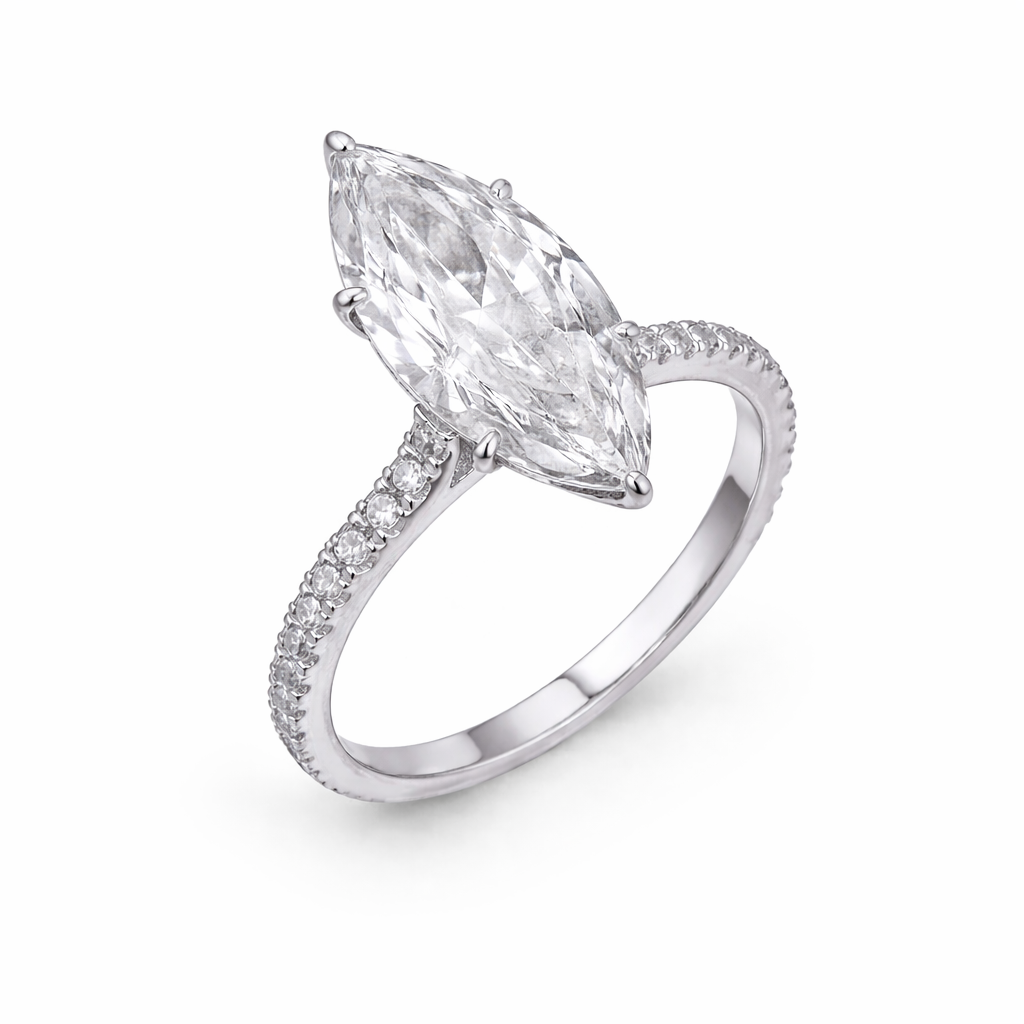 Flora Marquise Engagement Ring