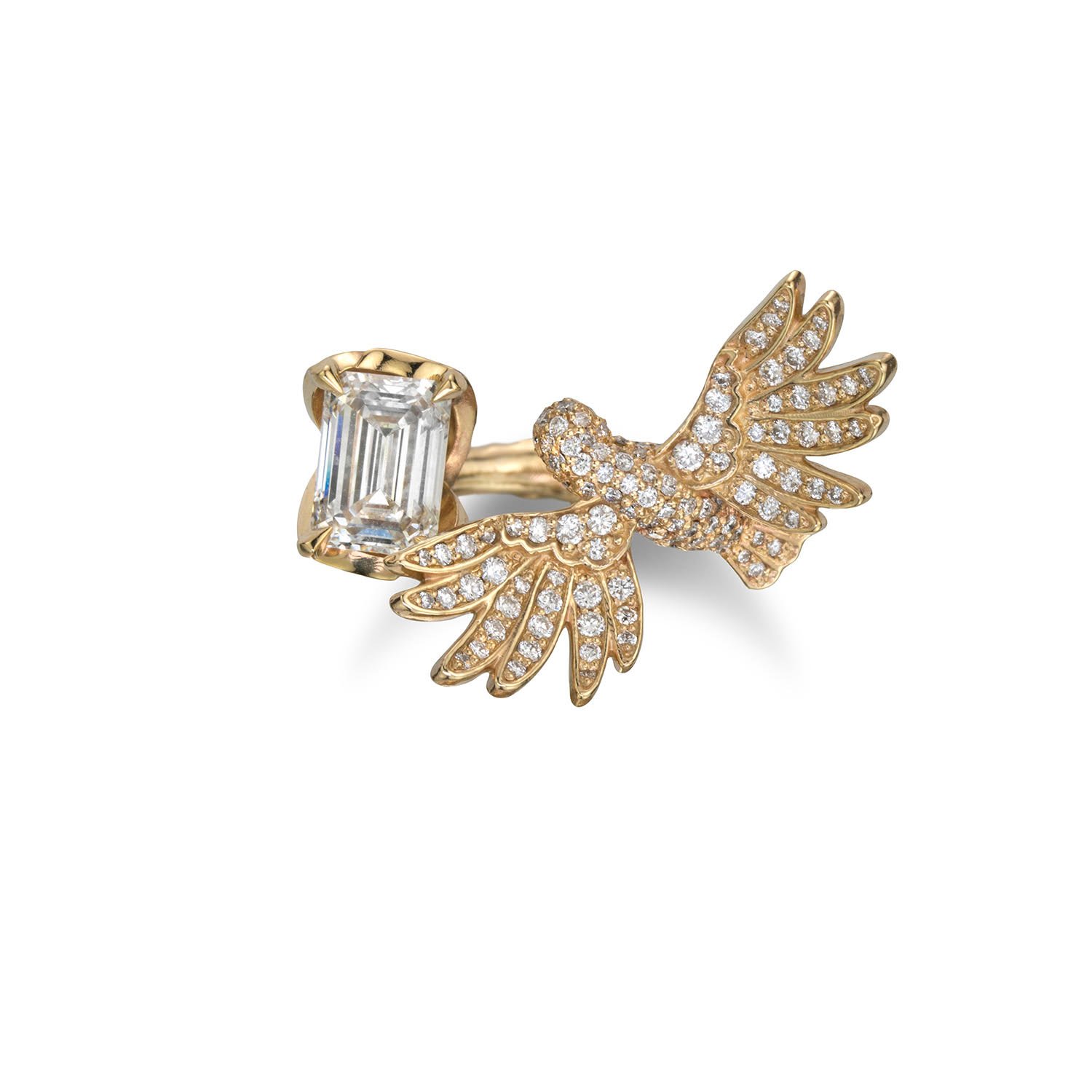 Dove Ring - Solitaire