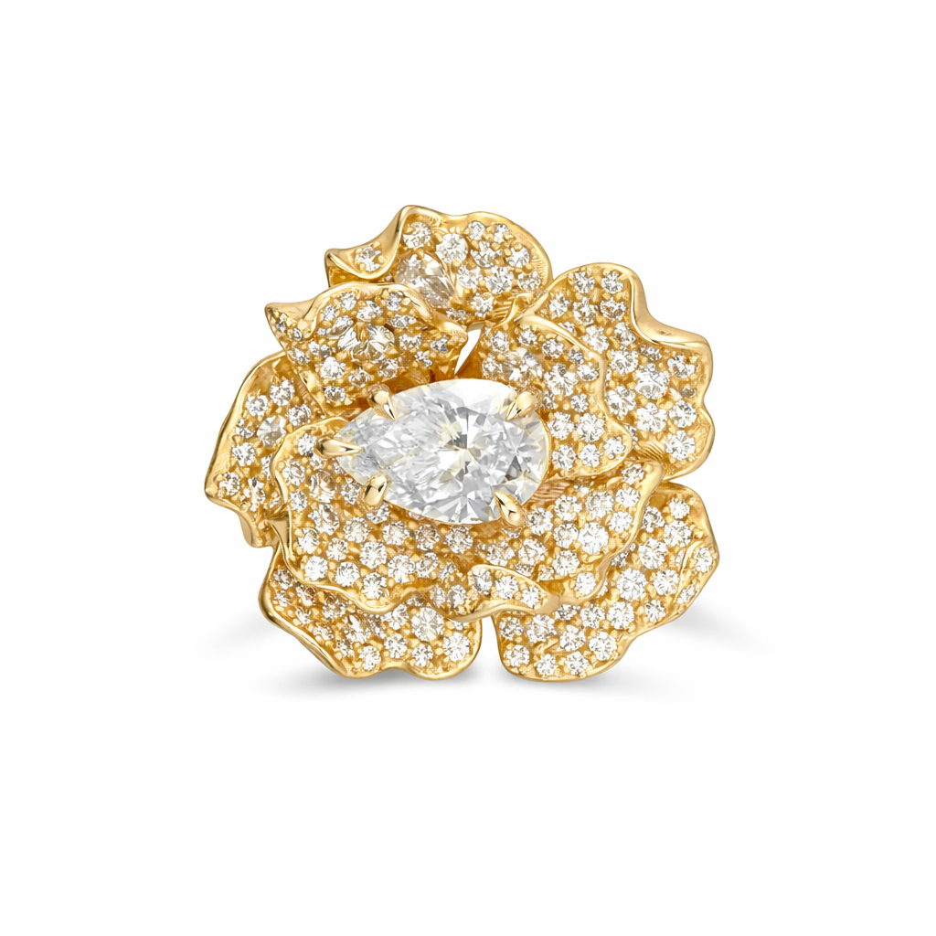 Wild Rose Ring - Diamond