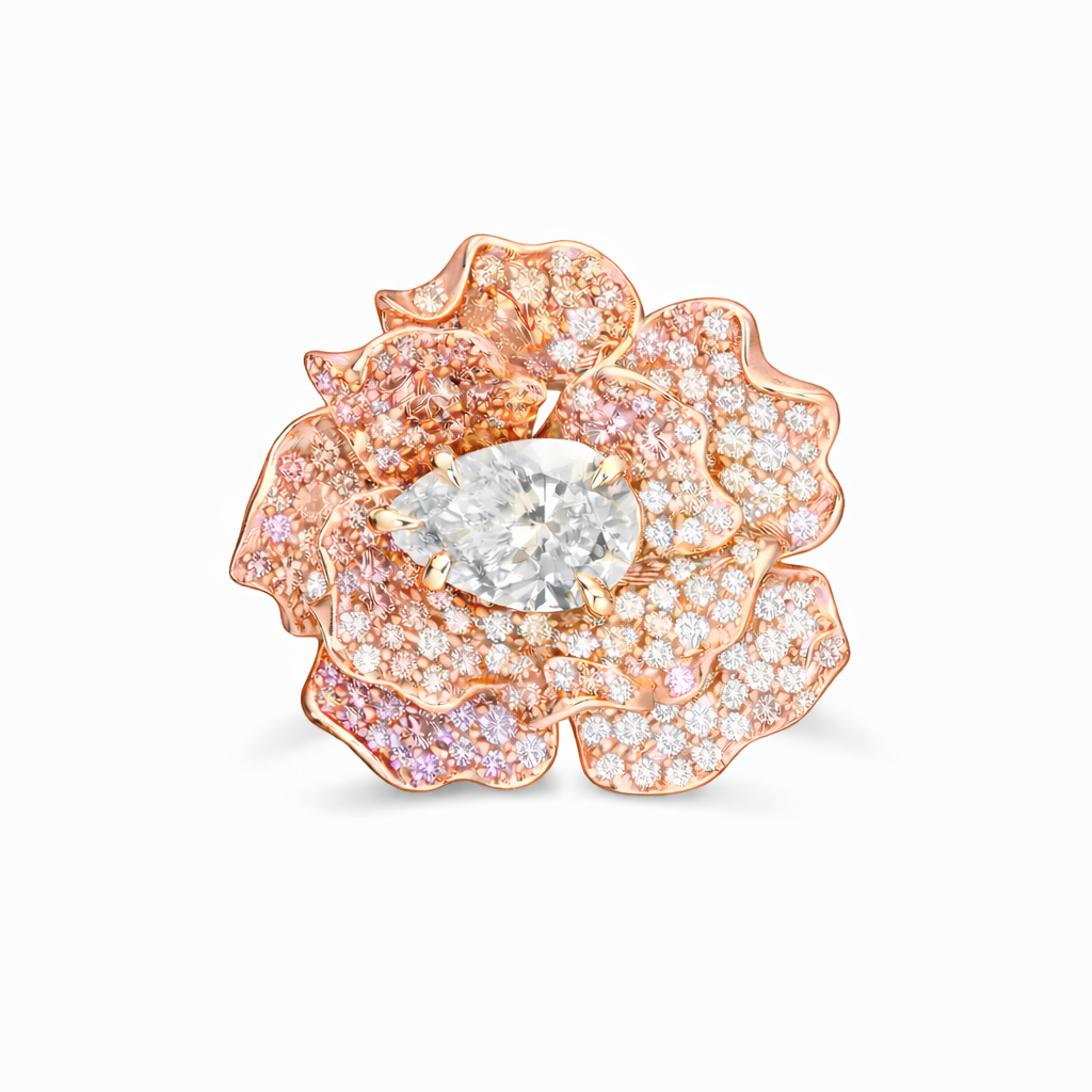 Wild Rose Ring - Rose Bloom