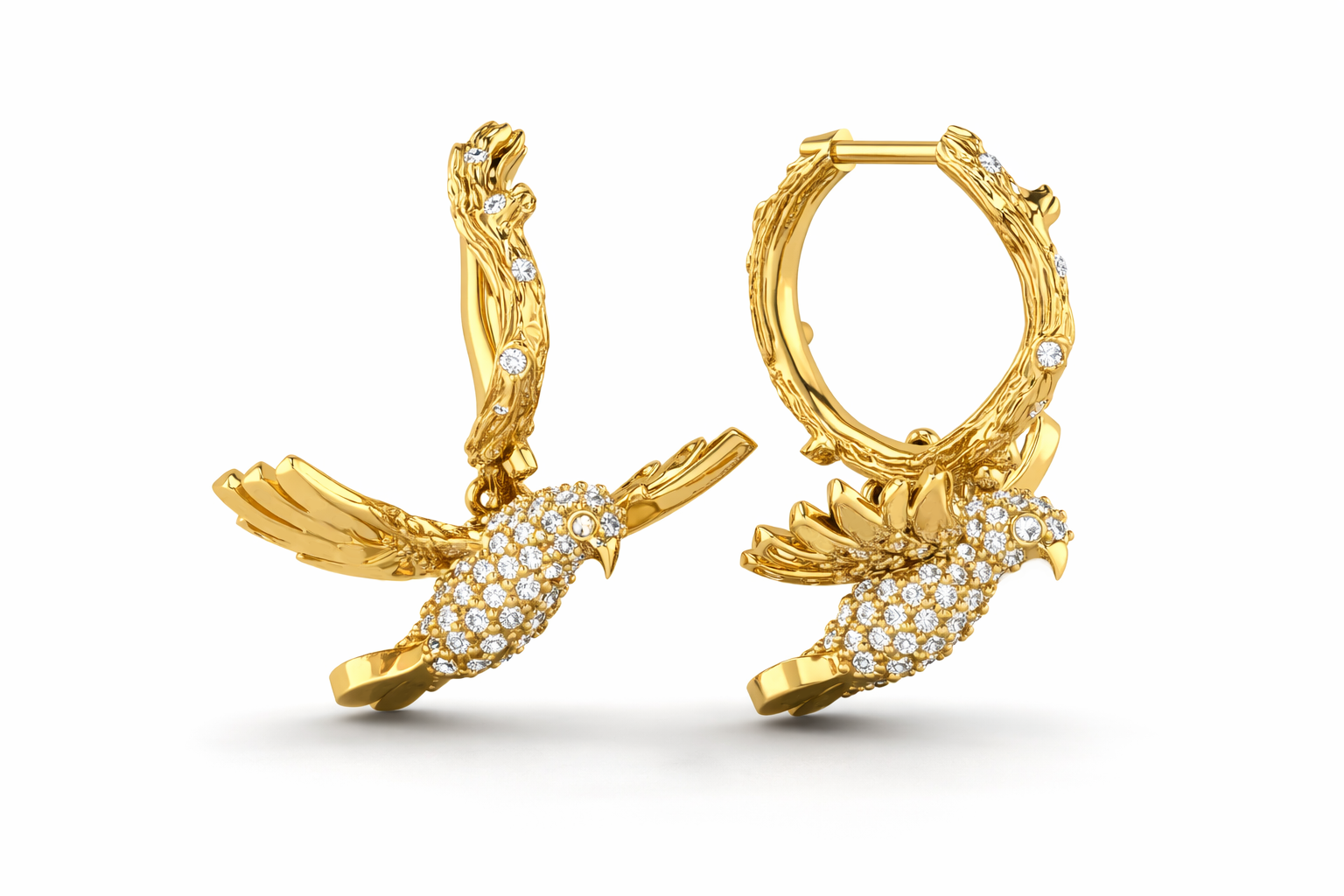 Dove Drop Earrings