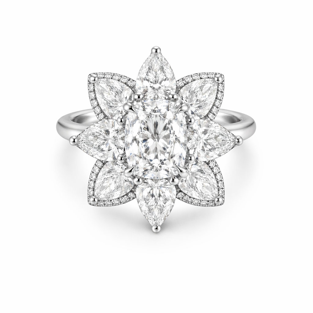 Radiant Bloom - White